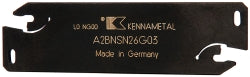 Kennametal 1878099 A2BNSN Double End Neutral Indexable Cutoff Blade
