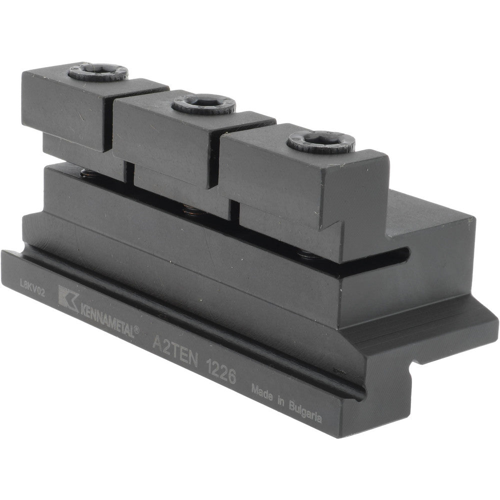 Kennametal 1878050 Tool Block Style A2TEN, 26mm Blade Height, 3.39" OAL, 1.57"& OAH, Indexable Cutoff Blade Tool Block