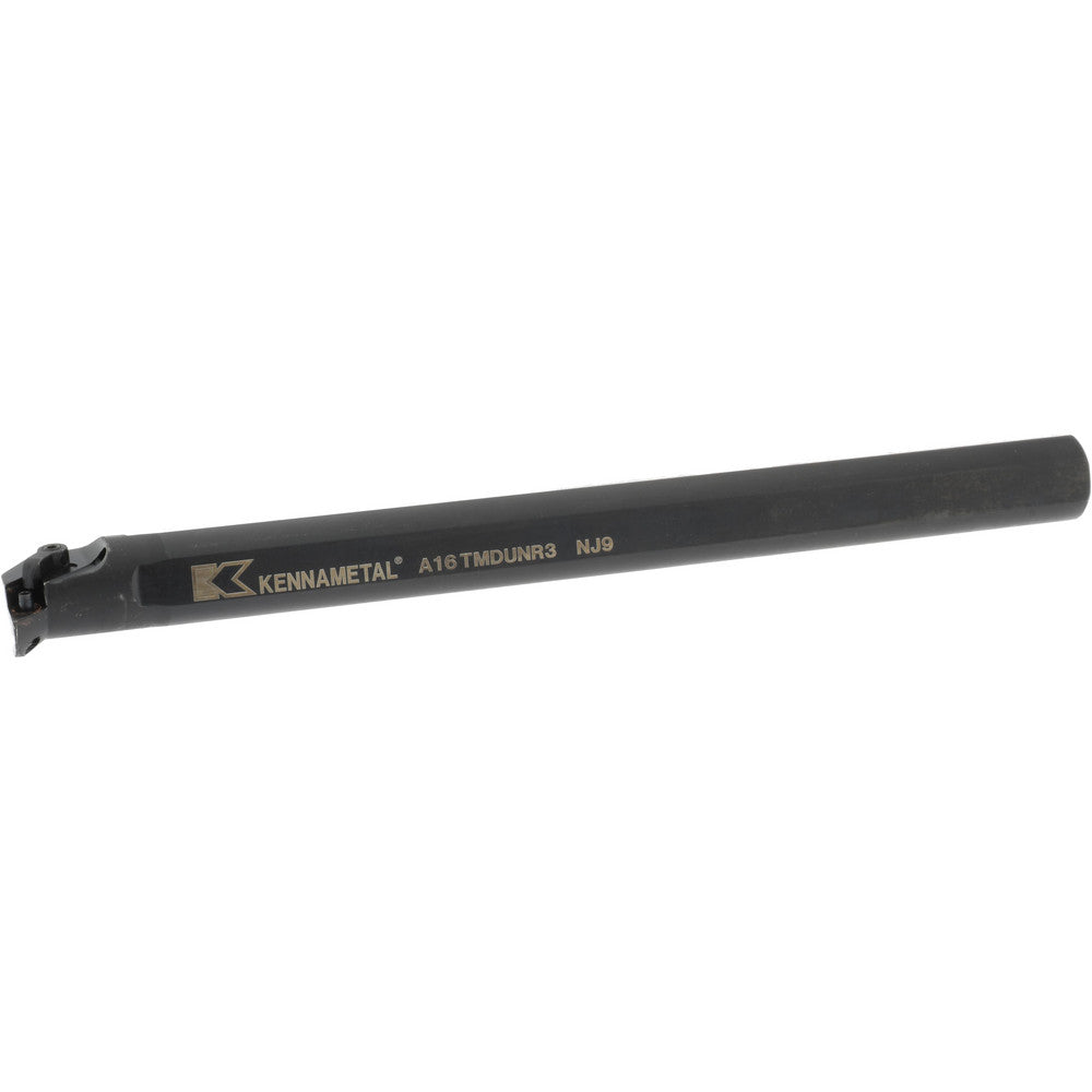 Kennametal 1096444 Indexable Boring Bar A16MDUNR3, 33.02 mm Min Bore Dia, Right Hand Cut, 1" Shank Dia, -3 ° Lead Angle, Steel