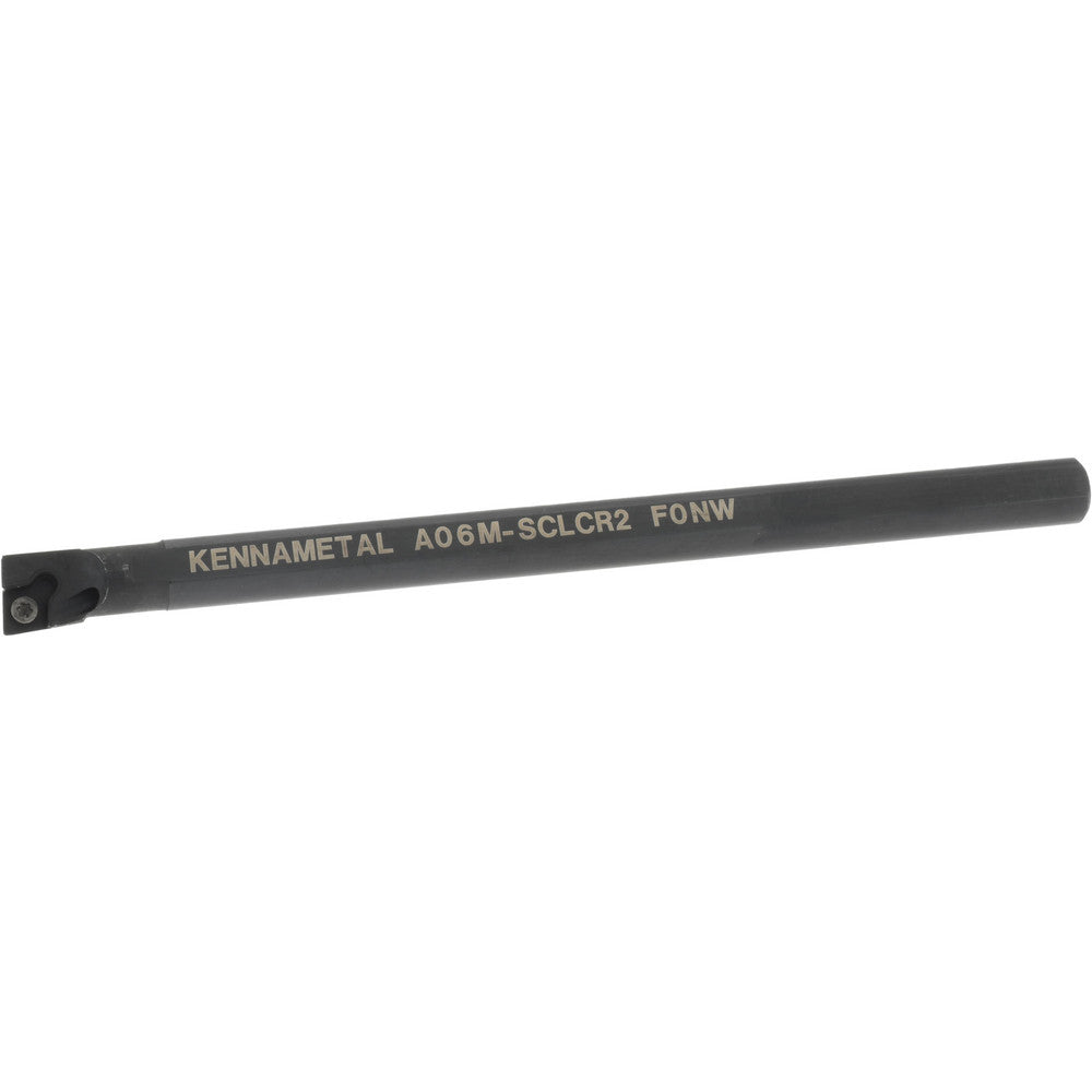 Kennametal 1328582 Indexable Boring Bar A06MSCLCR2, 12.19 mm Min Bore Dia, Right Hand Cut, 3/8" Shank Dia, -5 ° Lead Angle, Steel