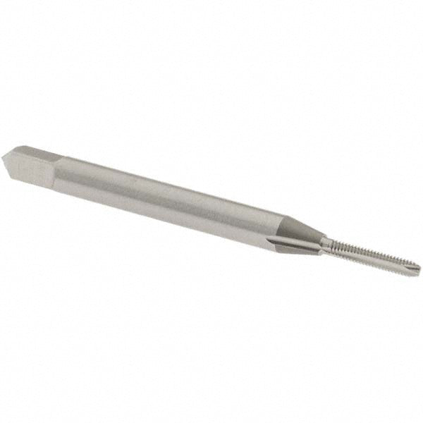 OSG 1200100 Spiral Point Tap #0-80 UNF, 2 Flutes, Bottoming Chamfer, 3B Class of Fit, HSS, Bright/Uncoated Coated