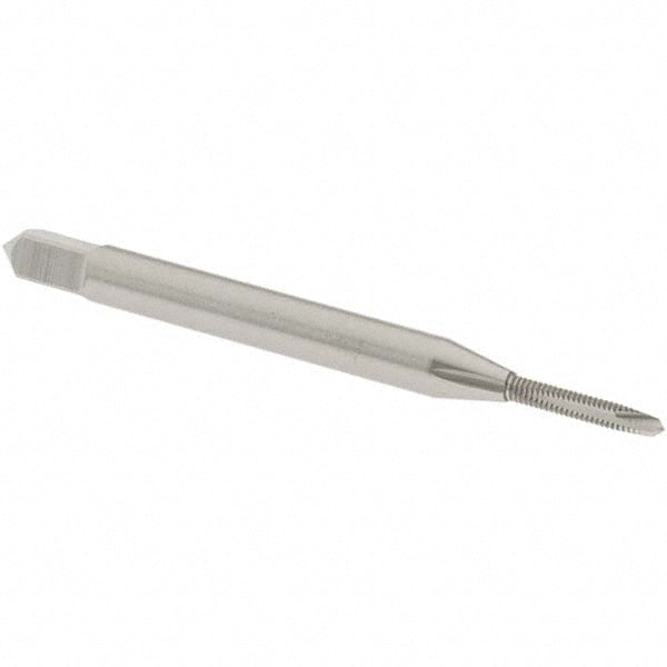 OSG 1210000 Spiral Point Tap #0-80 UNF, 2 Flutes, Plug Chamfer, HSS, Bright/Uncoated Coated