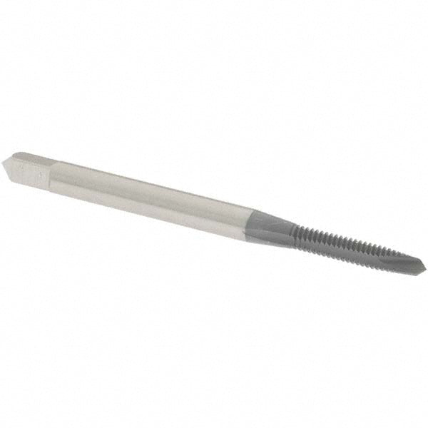 OSG 1206002 Spiral Point Tap #3-48 UNC, 2 Flutes, Plug Chamfer, 2B Class of Fit, HSS, elektraLUBE Coated