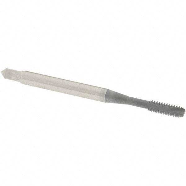 OSG 1206502 Spiral Point Tap #4-40 UNC, 2 Flutes, Bottoming Chamfer, 2B/3B Class of Fit, HSS, elektraLUBE Coated