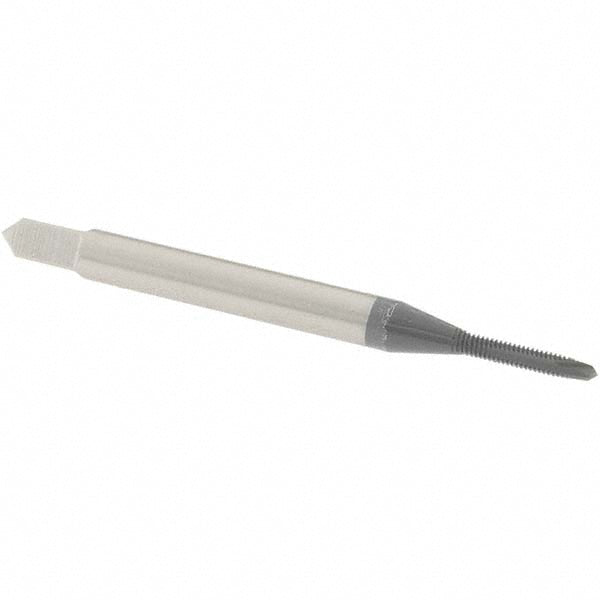 OSG 1210002 Spiral Point Tap #0-80 UNF, 2 Flutes, Plug Chamfer, HSS, elektraLUBE Coated