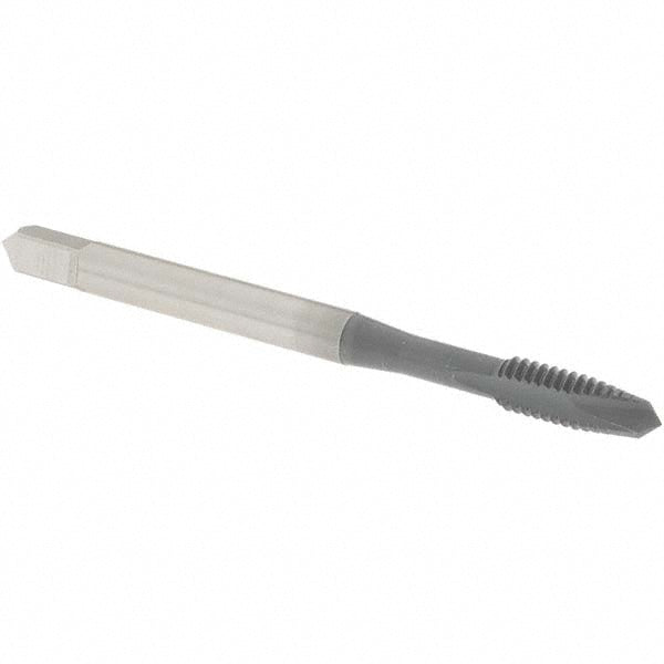 OSG 1212802 Spiral Point Tap #8-32 UNC, 2 Flutes, Plug Chamfer, 2B Class of Fit, HSS, elektraLUBE Coated