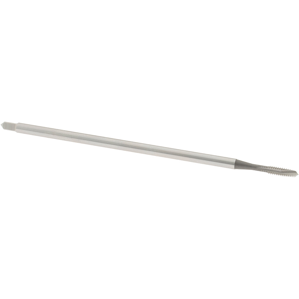 OSG 1294000 Extension Tap 4-40, 2 Flutes, H2, Bright/Uncoated, High Speed Steel, Spiral Point