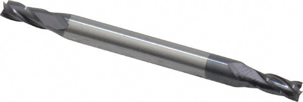 Accupro 64970478 Square End Mill 3/32'' Dia, 3/16'' LOC, 1/8'' Shank Dia, 1-1/2'' OAL, 4 Flutes, Solid Carbide