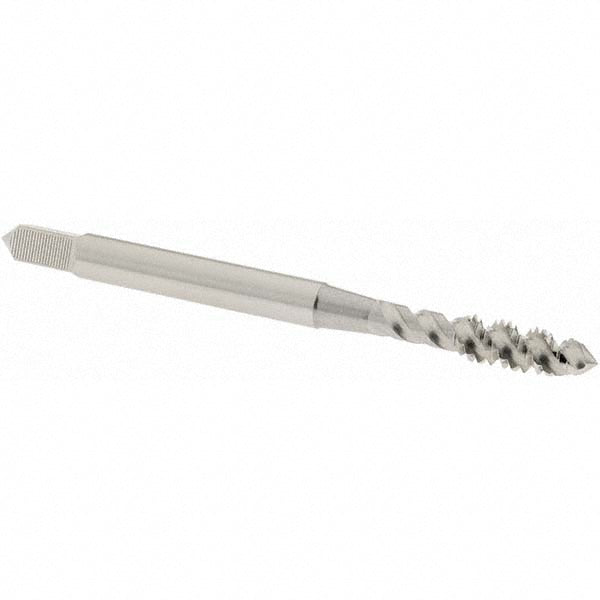 OSG 1412800 Spiral Flute Tap #8-32, UNC, 3 Flute, Plug Chamfer, 2B Class of Fit, High-Speed Steel, Bright/Uncoated Finish