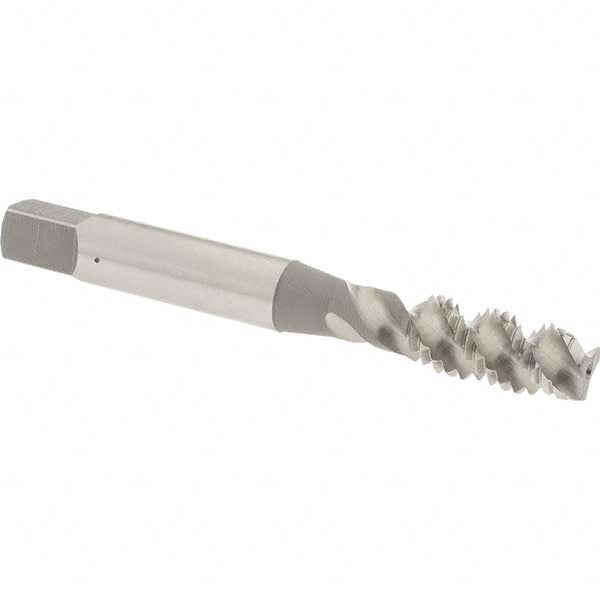 OSG 1986300 Spiral Flute Tap M8x1.25, Metric Coarse, 3 Flute, Plug Chamfer, 6H Class of Fit, High-Speed Steel, Bright/Uncoated Finish