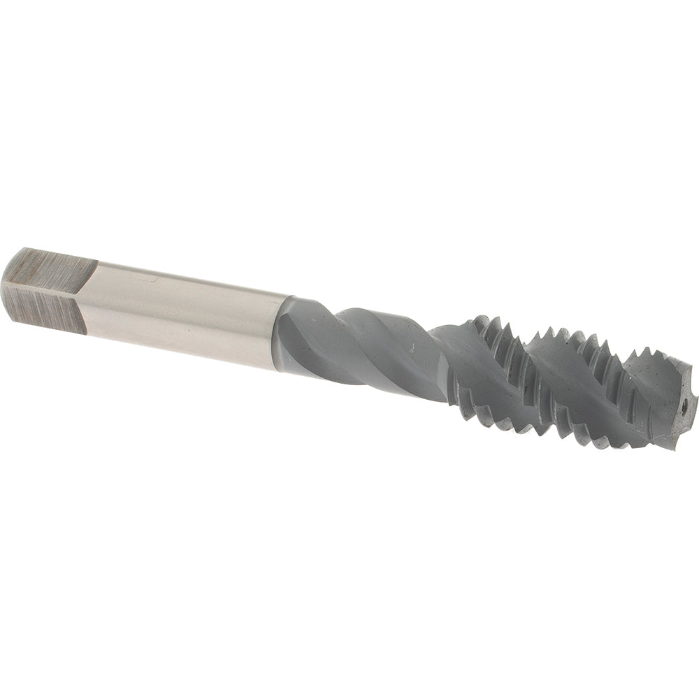 OSG 5007002 Spiral Flute Tap 1/2-13, UNC, 3 Flute, Plug Chamfer, 2B Class of Fit, High-Speed Steel, elektraLUBE Finish