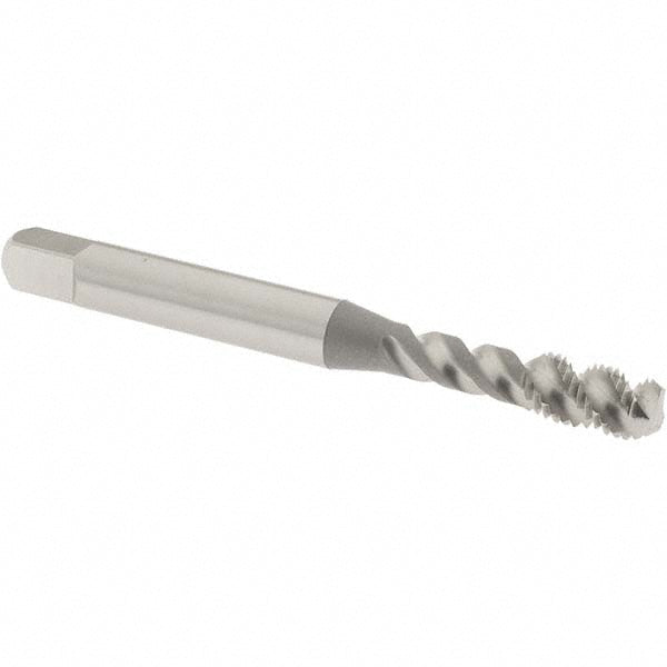 OSG 8009000 #10-32 UNF, 3 Flute, 50° Helix, Bottoming Chamfer, Bright Finish, High Speed Steel Spiral Flute STI Tap