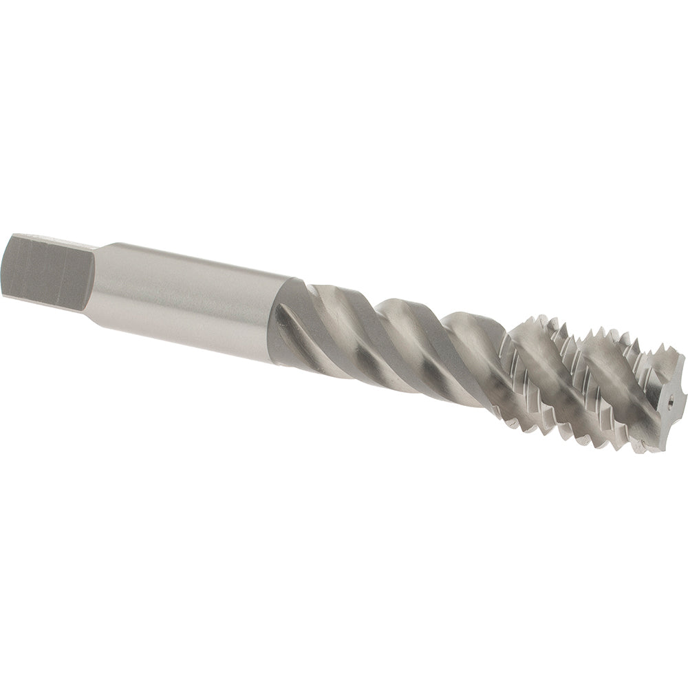 OSG 8018000 1/2-13 UNC, 4 Flute, 50° Helix, Bottoming Chamfer, Bright Finish, High Speed Steel Spiral Flute STI Tap