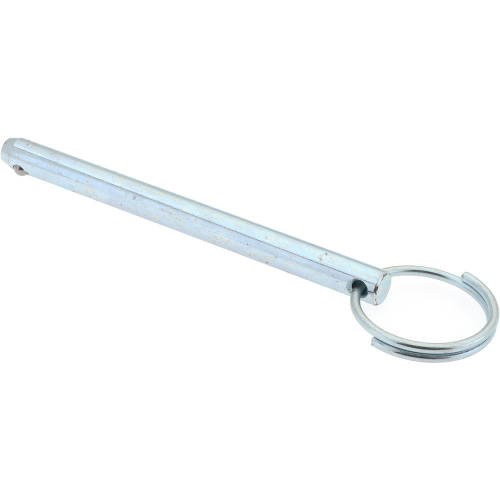 Gibraltar mqr-1062 1/4" Pin Dia, 3" Long, Zinc Plated Steel Ball Lock Hitch Pin