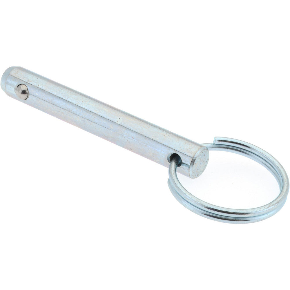 Gibraltar mqr-1087 5/16" Pin Dia, 2" Long, Zinc Plated Steel Ball Lock Hitch Pin