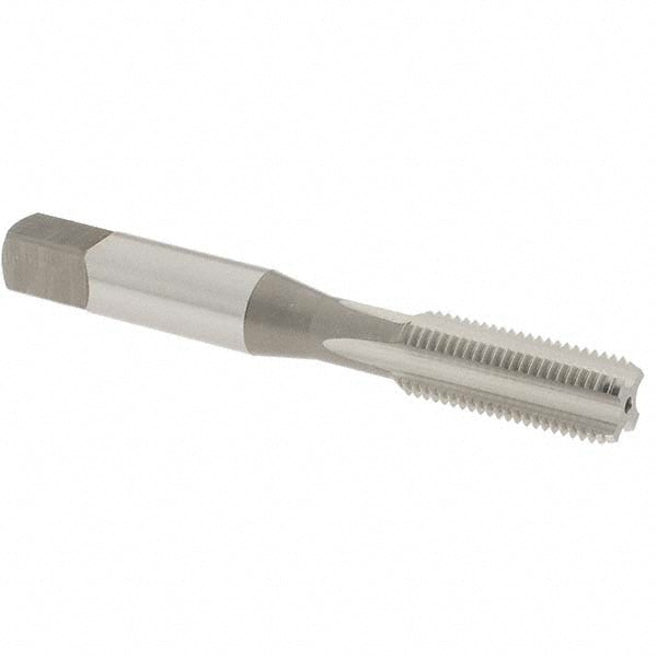 OSG 1661200 Straight Flute Tap 3/8-24 UNC, 4 Flute, Bottoming Chamfer, 3B Class of Fit, High-Speed Steel, Oxide Finish