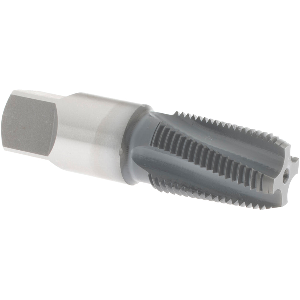 OSG 1251702 3/8-18 NPT, 15° Helix, 4 Flutes, Bottoming Chamfer, elektraLUBE Finish, High Speed Steel, Spiral Flute Pipe Tap
