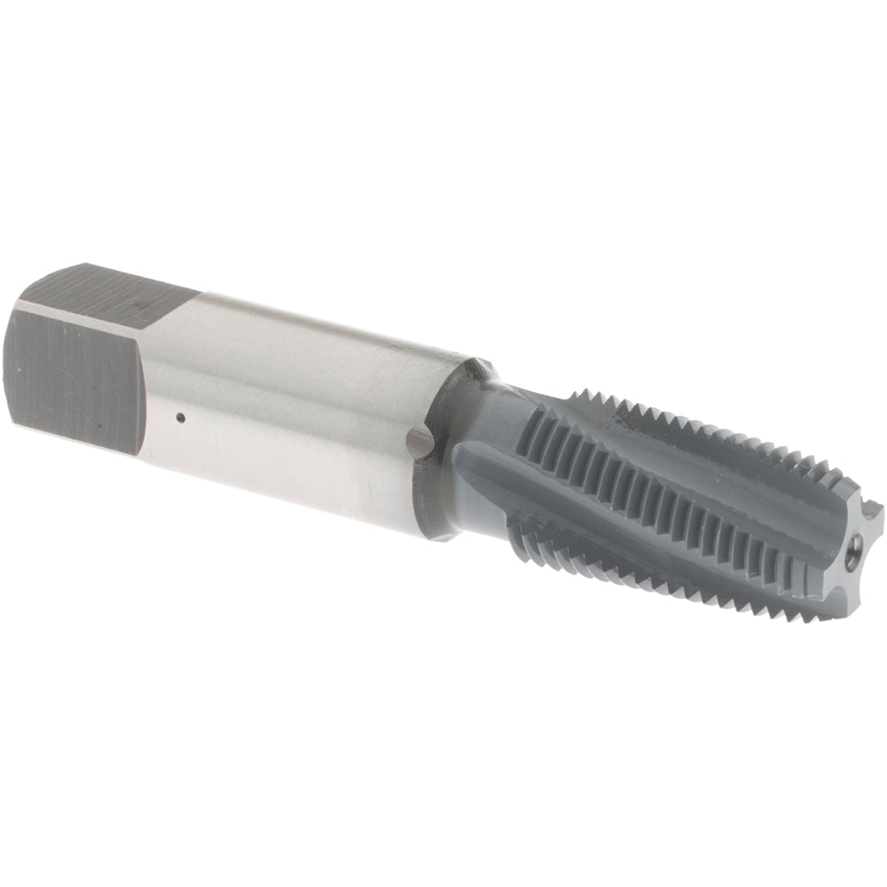 OSG 1250602 1/8-27 NPTF, 15° Helix, 4 Flutes, Bottoming Chamfer, elektraLUBE Finish, High Speed Steel, Spiral Flute Pipe Tap