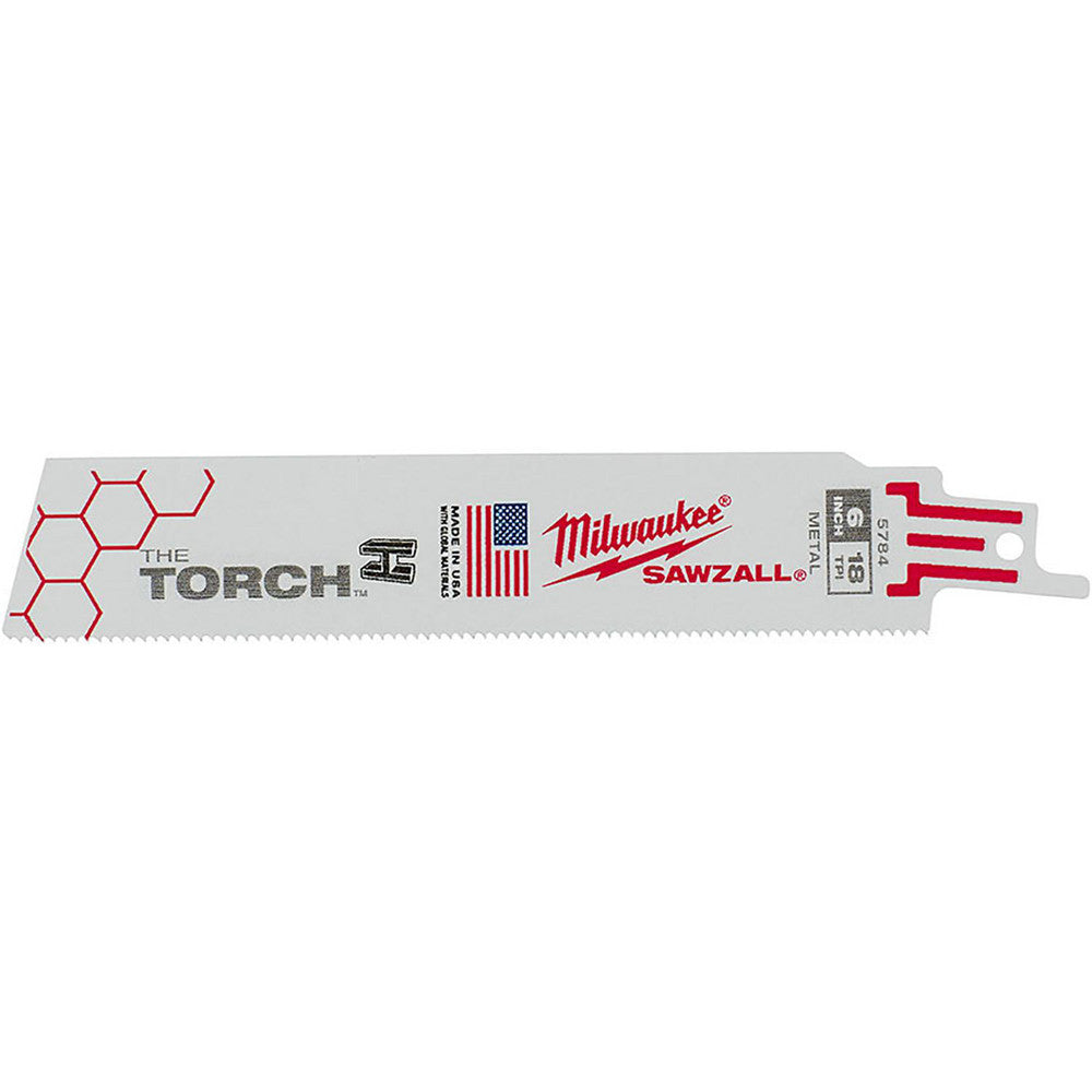Milwaukee Tool 48-00-8784 Reciprocating Saw Blade 6" Long, Steel