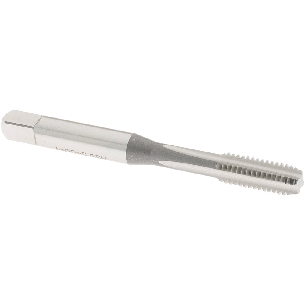 OSG 1971100 Straight Flute Tap M6x1 Metric Coarse, 4 Flute, Bottoming Chamfer, 6H Class of Fit, High-Speed Steel, Bright/Uncoated Finish
