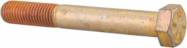 HHCS Made In USA MSC39183 Hex Head Cap Screw 3/4-10 x 5-1/2", Grade 8 Steel, Zinc Yellow Dichromate Finish