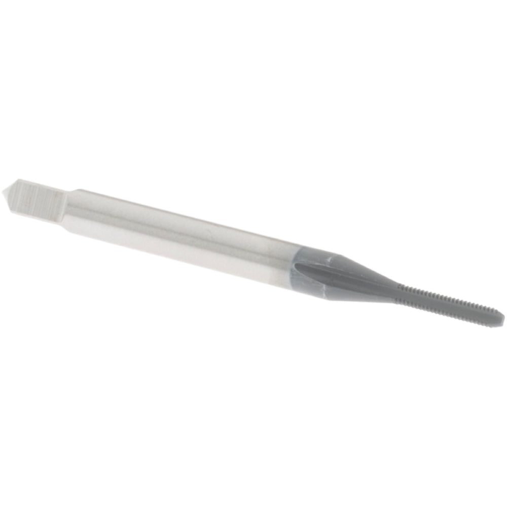 OSG 1010202 Straight Flute Tap #0-80 UNF, 2 Flute, Bottoming Chamfer, 2B Class of Fit, High-Speed Steel