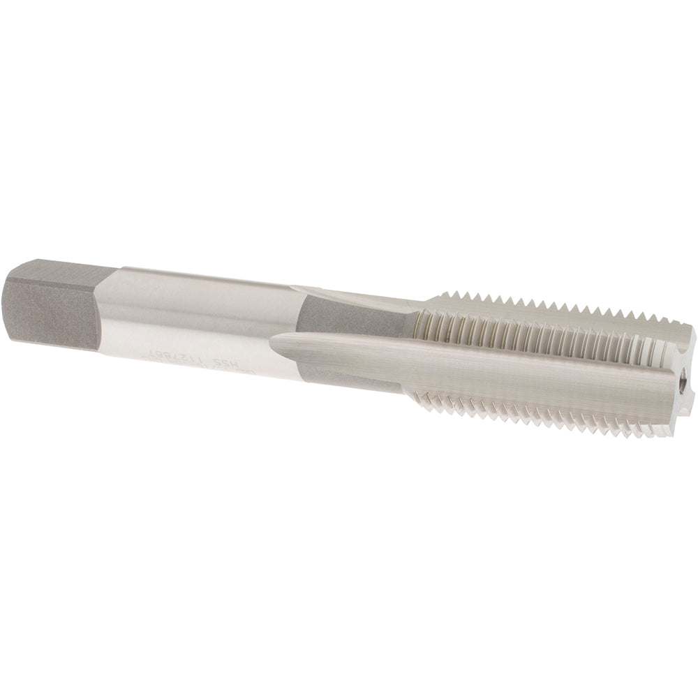 OSG 1124600 Straight Flute Tap 11/16-16 UNS, 4 Flute, Plug Chamfer, High-Speed Steel, Bright/Uncoated Finish