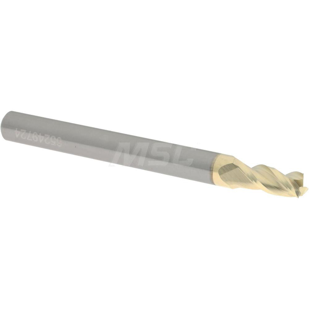 Accupro 314493 Square End Mill 5/32" Dia, 5/16" LOC, 3 Flute, Solid Carbide