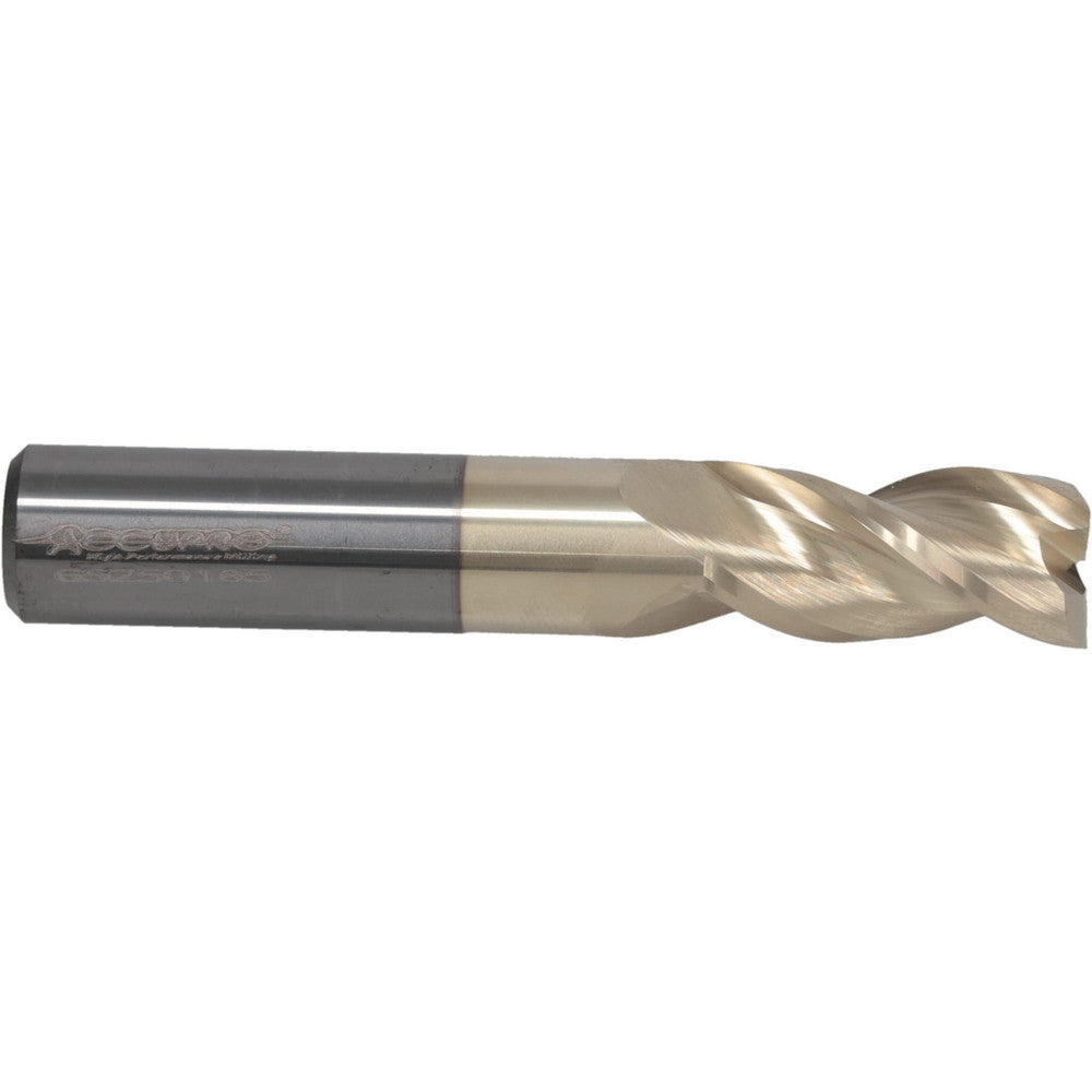 Accupro 314840 Square End Mill 1/2" Dia, 1" LOC, 3 Flute, Solid Carbide