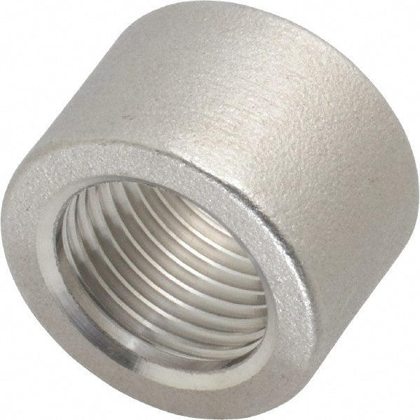 Merit Brass K411H-08 Pipe Half Coupling 1/2", 304 Stainless Steel