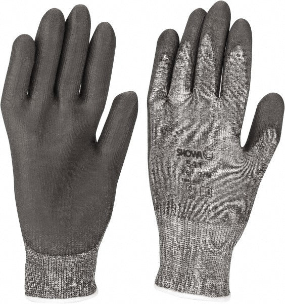 SHOWA 541-M Cut, Puncture & Abrasive-Resistant Gloves Size M, ANSI Cut A2, ANSI Puncture 2, Polyurethane, Dyneema