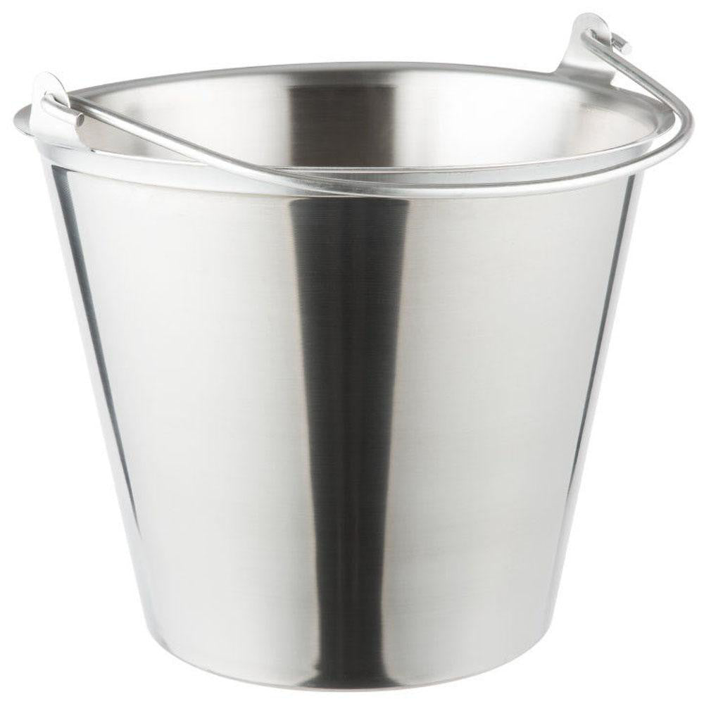 Vollrath 58130 Pail Stainless Steel, 10" High, 12" Dia, with Handle
