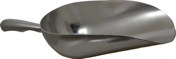 Vollrath 46893 40 oz Silver Cast Aluminum Round Bottom Scoop