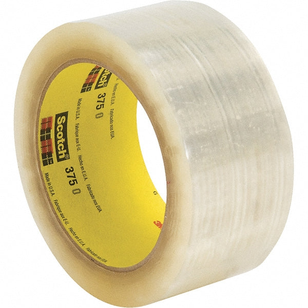 Scotch 7000028907 Packing Tape 2" Wide, Clear, Rubber Adhesive