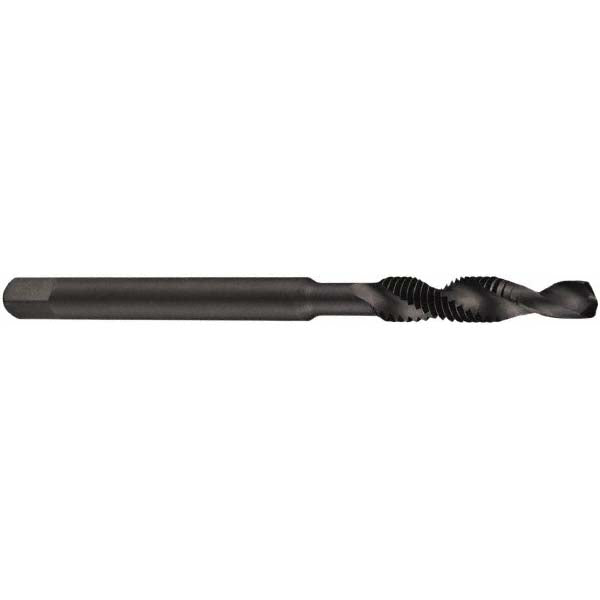 Dormer Pramet 5978330 Combination Drill Tap 6H, 2 Flutes, High Speed Steel