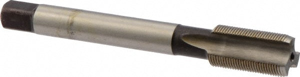 Dormer Pramet 5976702 Straight Flute Tap M12x0.75 Metric Fine, 3 Flute, Bottoming Chamfer, 6H Class of Fit, HSS, Bright/Uncoated Finish