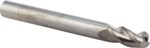 M.A. Ford 13823620R.079 Corner Radius End Mill 6 mm Dia, 13 mm LOC, 2 mm Radius, 3 Flutes, Solid Carbide