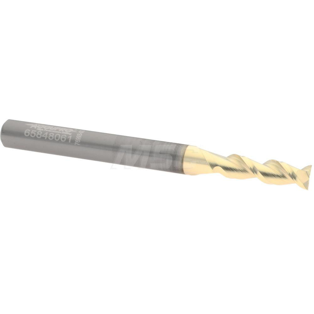 Accupro 2500448 Square End Mill 5 mm Dia, 16 mm LOC, 2 Flute, Solid Carbide