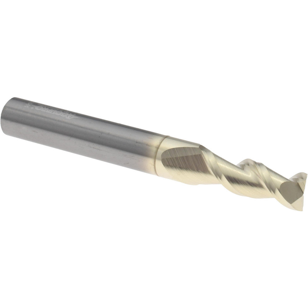 Accupro 95171395 Square End Mill 7 mm Dia, 19 mm LOC, 2 Flute, Solid Carbide