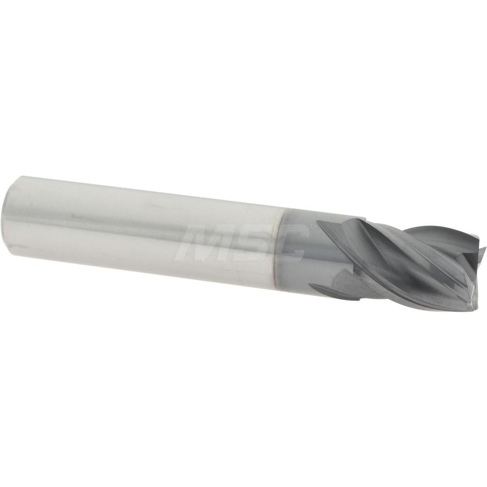 Accupro 95168520 Square End Mill 7/16" Dia, 9/16" LOC, 4 Flute, Solid Carbide