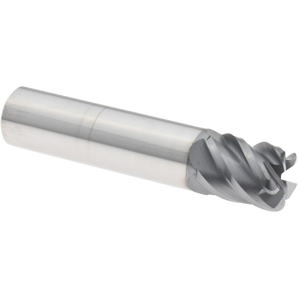 Accupro 95168819 Corner Radius End Mill 5/8" Dia, 3/4" LOC, 0.0900" Radius, 5 Flute, Solid Carbide