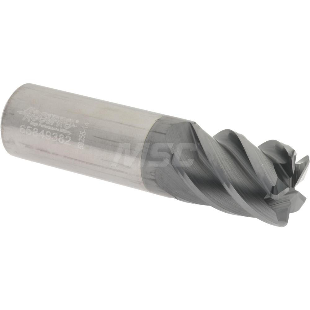Accupro 95168820 Corner Radius End Mill 3/4" Dia, 1" LOC, 0.0600" Radius, 5 Flute, Solid Carbide