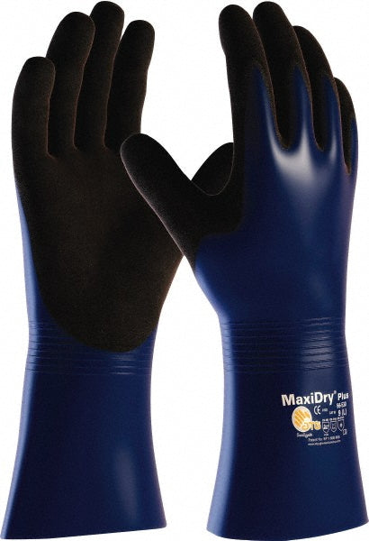 ATG 56-530/XL Chemical Resistant Gloves ATG Maxidry Plus, Size X-Large, Micro-Foam Nitrile-Coated, Supported