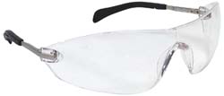 MCR Safety S2210AF Safety Glasses Anti-Fog & Scratch-Resistant, Polycarbonate, Clear Lenses, Frameless
