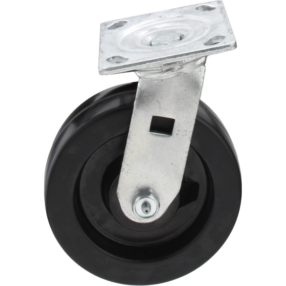 Value Collection GMC-SH-0106 Swivel Top Plate Caster Phenolic, 6" Wheel Dia, 2" Wheel Width, 1,200 lb Capacity, 7-1/2" OAH