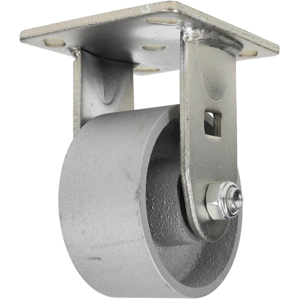 Value Collection GMC-SH-0086 Rigid Top Plate Caster Semi-Steel, 4" Wheel Dia, 2" Wheel Width, 700 lb Capacity, 5-5/8" OAH