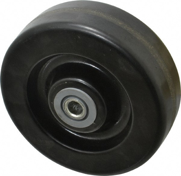 Albion TM0620112B Caster Wheel Phenolic, 6" Dia, 2" Wide, 1/2" Axle