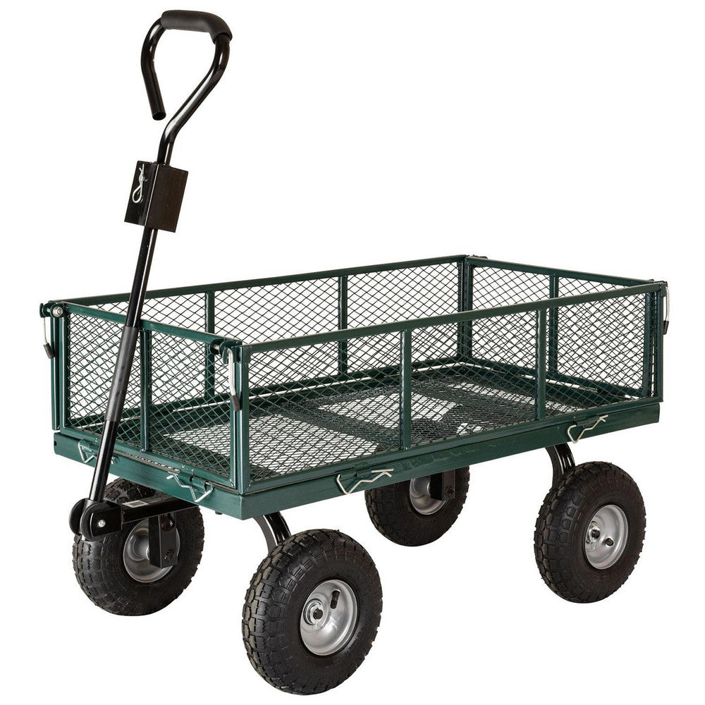 Garden Star 70107-MAR Carts Cart Type Garden Cart Material Steel Length (Inch) 43-5/16 Width (Inch) 20 Height (Inch) 41-7/16 Brake Type No Brake