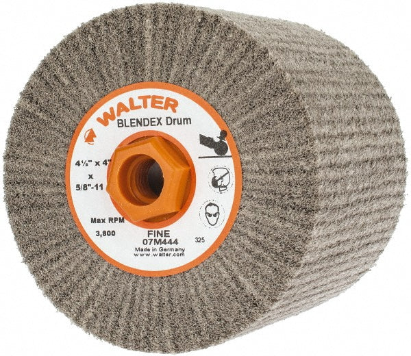 WALTER Surface Technologies 07M444 4-1/2 x 4" Unmounted Flap Wheel