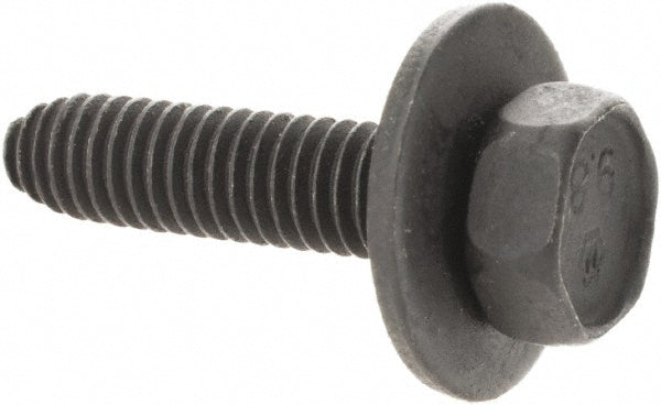 Fasteners 1260 Hex Head Cap Screw M6 x 1.00 x 25 mm, Phosphate Finish